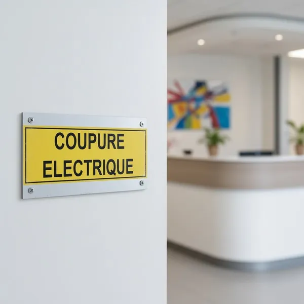 Panneau coupure électrique – Panneau local technique