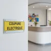 Panneau coupure électrique – Panneau local technique