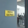 Panneau coupure électrique – Panneau local technique