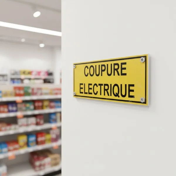 Panneau coupure électrique – Panneau local technique