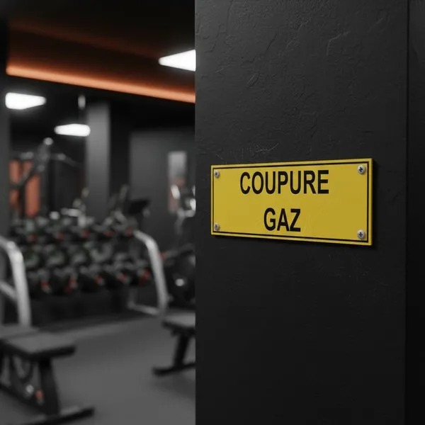 Panneau coupure gaz – Panneau local technique