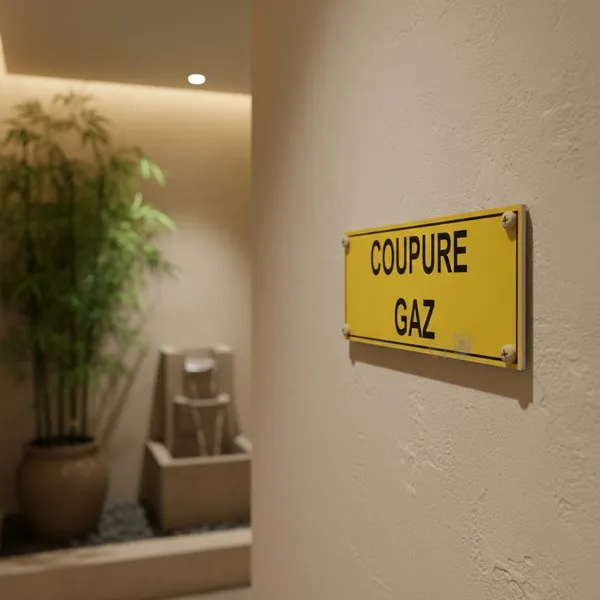 Panneau coupure gaz – Panneau local technique