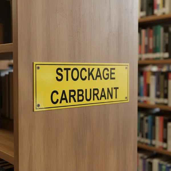 Panneau stockage carburant – Panneau local technique