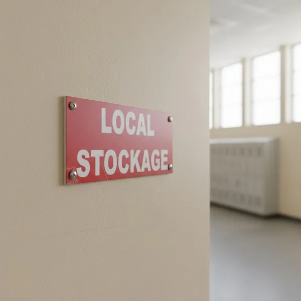 Adhésif local stockage – Autocollant danger et avertissement