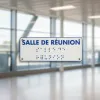 Panneau Salle de réunion braille – Signalétique braille