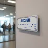 Panneau Accueil braille – Signalétique braille