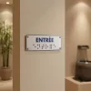 Panneau Entrée braille – Signalétique braille