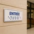 Plaque braille « Entrée » – signalétique accessible ERP
