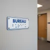 Panneau bureau braille – Signalétique braille