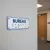 Plaque braille « Bureau » – porte accessible ERP
