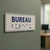Plaque braille « Bureau » – porte accessible ERP
