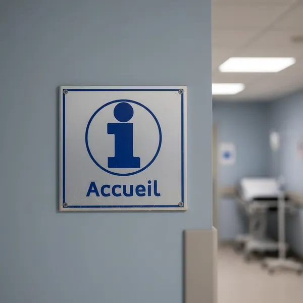 Panneau Accueil Signalétique Entrée Entreprise PVC 30x20 cm