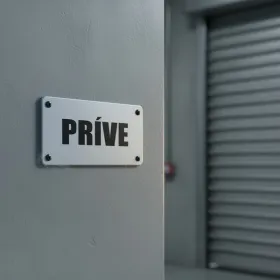 Plaque de porte "PRIVE" – Plaque de porte