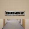 Plaque de porte renseignements – Plaque de porte