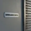 Plaque de porte surveillance caméra – Plaque de porte