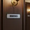 Plaque de porte douches – Plaque de porte