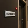 Plaque de porte douches arbitres – Plaque de porte