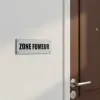 Plaque de porte zone fumeurs – Plaque de porte