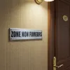 Plaque de porte zone non fumeurs – Plaque de porte