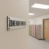 Plaque de porte zone non fumeurs – Plaque de porte