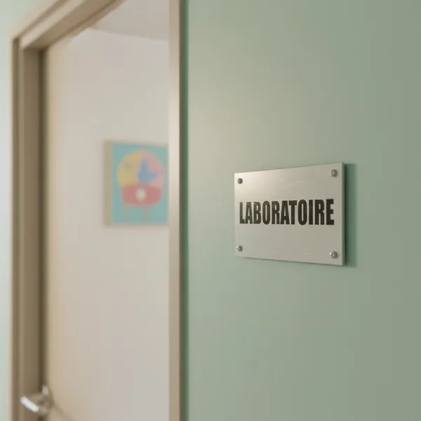 Plaque de porte laboratoire – Plaque de porte