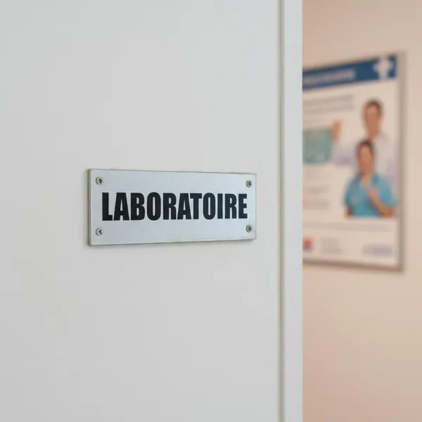 Plaque de porte laboratoire – Plaque de porte