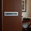 Plaque de porte laboratoire – Plaque de porte