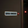 Plaque de porte local fumeurs – Plaque de porte