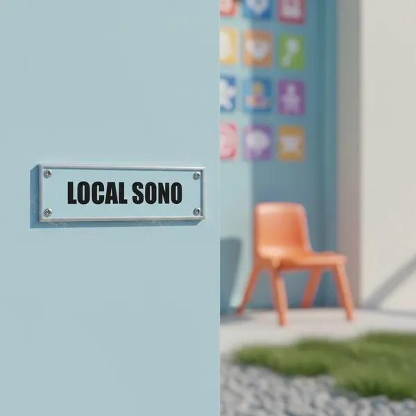 Plaque de porte local sono – Plaque de porte