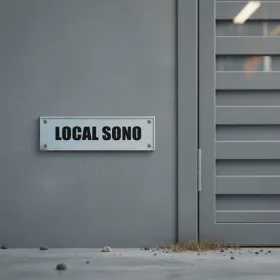 Plaque de porte local sono – Plaque de porte