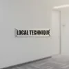 Plaque de porte local technique – Plaque de porte
