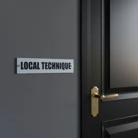 Plaque de porte local technique – Plaque de porte