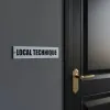 Plaque de porte local technique – Plaque de porte