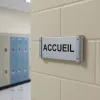 Plaque de porte Alu"ACCUEIL" – Plaque de porte