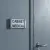 Plaque de porte aluminium cabinet médical – Plaque de porte