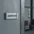 Plaque de porte Laboratoire en aluminium 12 × 6 cm