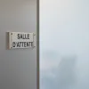 Plaque de porte aluminium salle d'attente – Plaque de porte