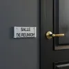 Plaque de porte Alu"SALLE DE REUNION" – Plaque de porte