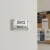 Plaque de porte Alu "SERVICE COMMERCIAL" – Plaque de porte