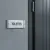 Plaque de porte Alu "TOILETTES" – Plaque de porte