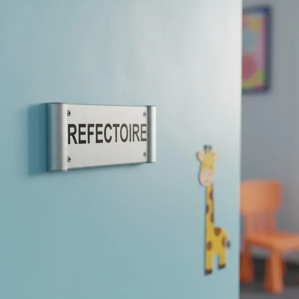 Plaque de porte Alu "REFECTOIRE" – Plaque de porte