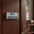 Plaque de porte aluminium service communication – Plaque de porte