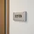 Plaque de porte Gestion en aluminium, 120 × 60 mm