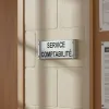 Plaque de porte aluminium service comptabilité – Plaque de porte