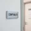 Plaque de porte aluminium comptabilité – Plaque de porte