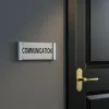 Plaque de porte aluminium communication – Plaque de porte