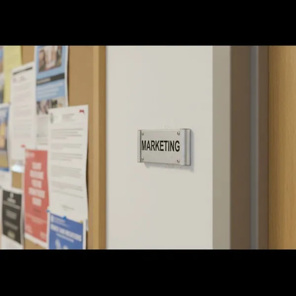 Plaque de porte aluminium marketing – Plaque de porte