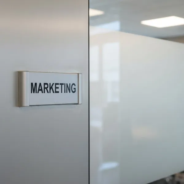 Plaque de porte aluminium marketing – Plaque de porte