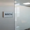 Plaque de porte aluminium marketing – Plaque de porte