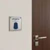 Plaque de porte lingerie – Plaque de porte